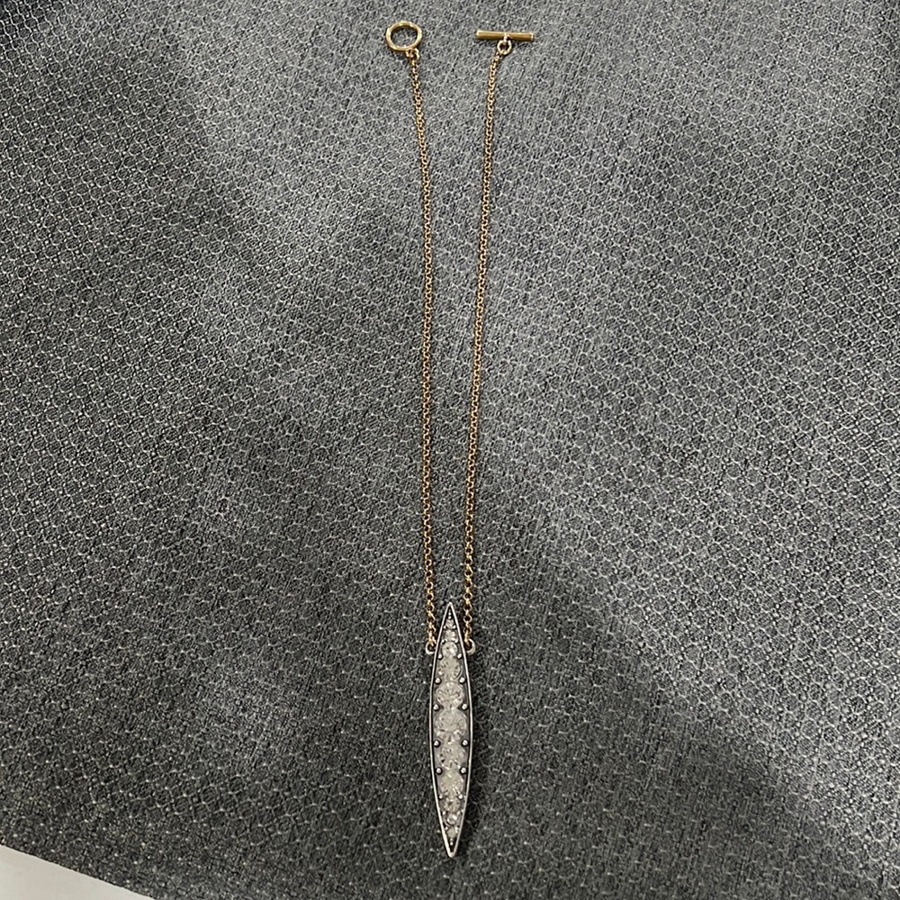 Two tone crystal necklace - beautiful!